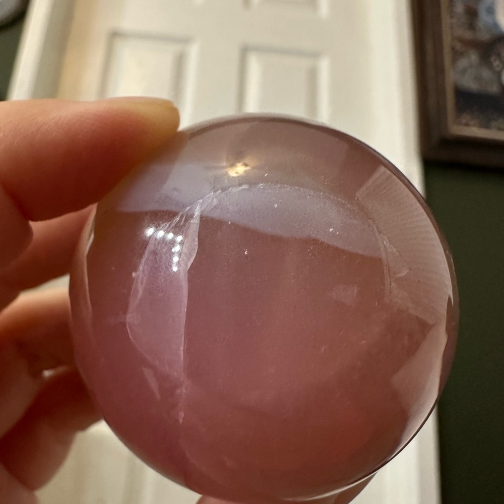 Pink Crystal Sphere
